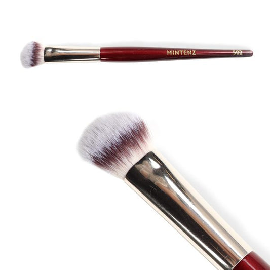 Burgundy Red Small Flat Angled Brush(502)