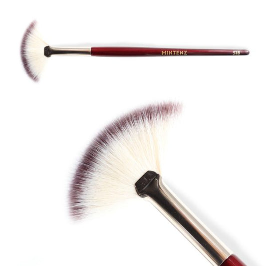 Burgundy Red  Fan brush(518)
